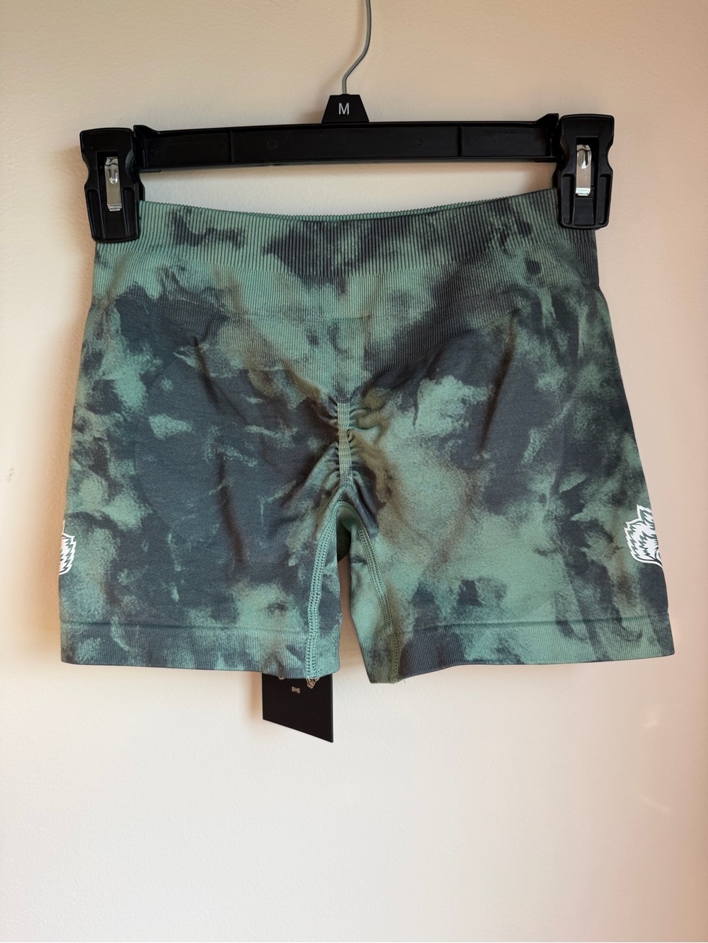 Darc Sport Green Tie-Dye Women’s Athletic Shorts